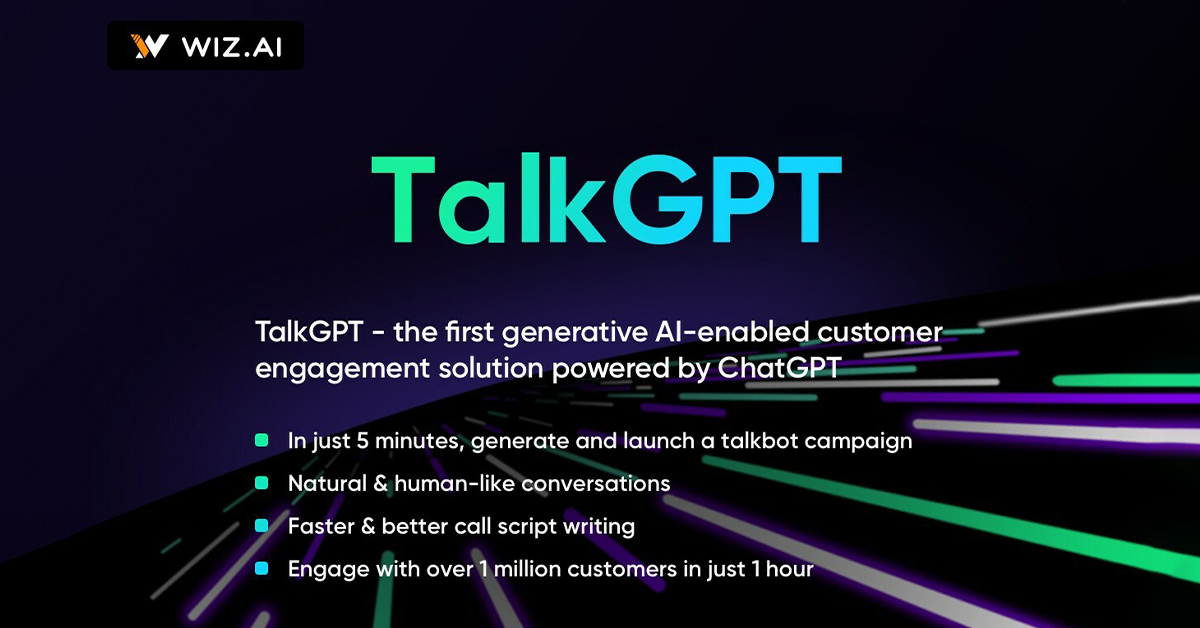 WIZ.AI introduces TalkGPT