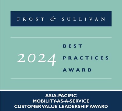 Asia Mobiliti Applauded by Frost & Sullivan for Powering Intelligent Urban Mobility and Offering Customer Value with Its MaaS Solutions